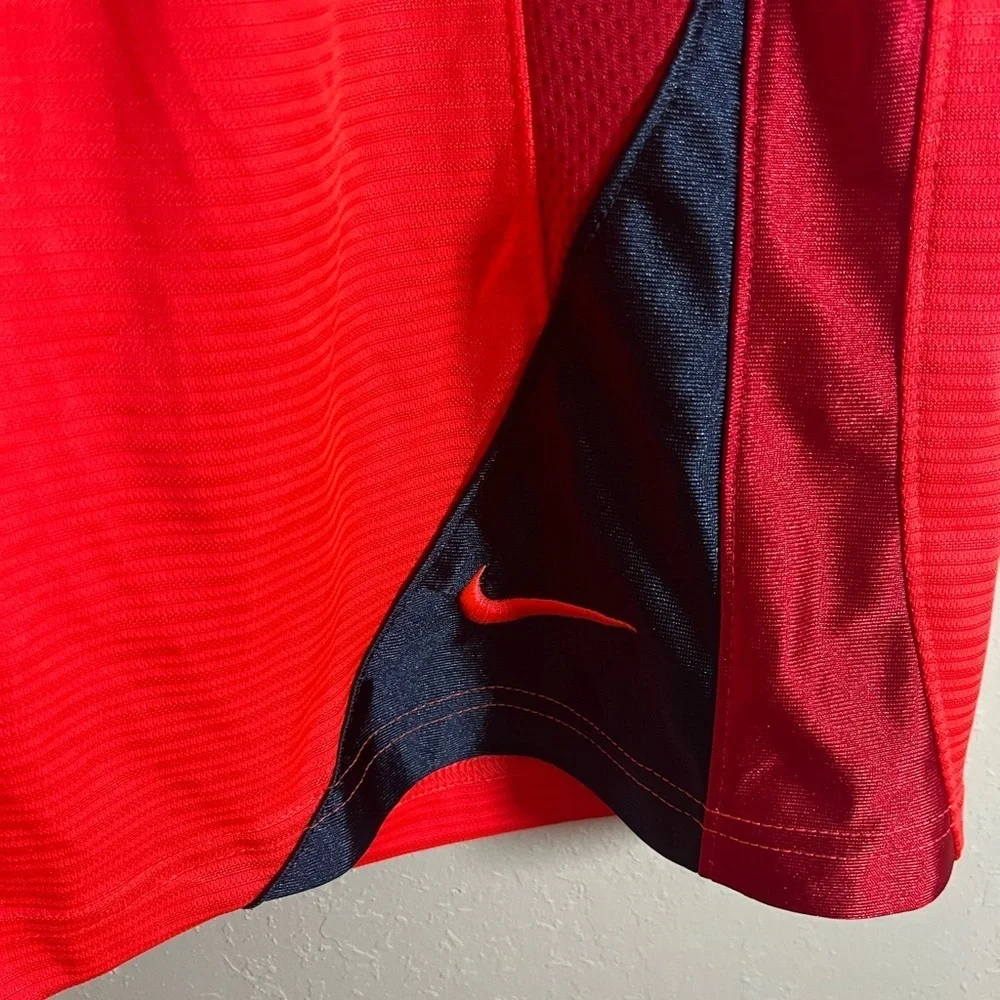 Kids Red Nike Athletic Shorts Size L